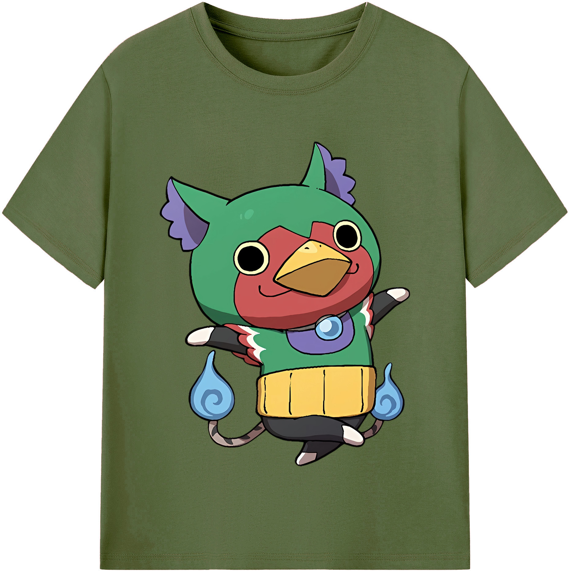 （画像用） 妖怪ウォッチ Yo-kai Watch 綿100％半袖Tシャツ（フロントプリント）
